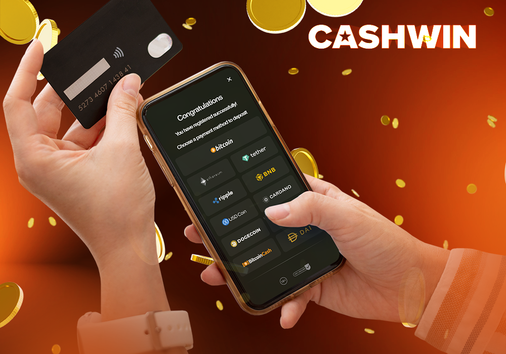 For the convenience of users, CashWin Canada offers a wide range of payment systems